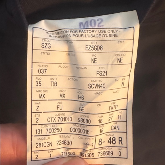 Harry Rosen Classic Navy Blazer - Picture 4 of 6